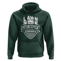 Funny The Lawn Enforcement Officer Hoodie Gardening Lawn Mower Father's Day - Wonder Print Shop
