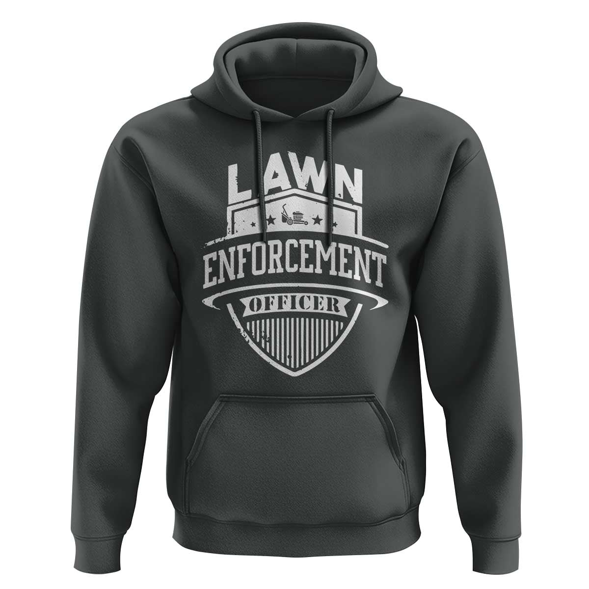 Funny The Lawn Enforcement Officer Hoodie Gardening Lawn Mower Father's Day - Wonder Print Shop