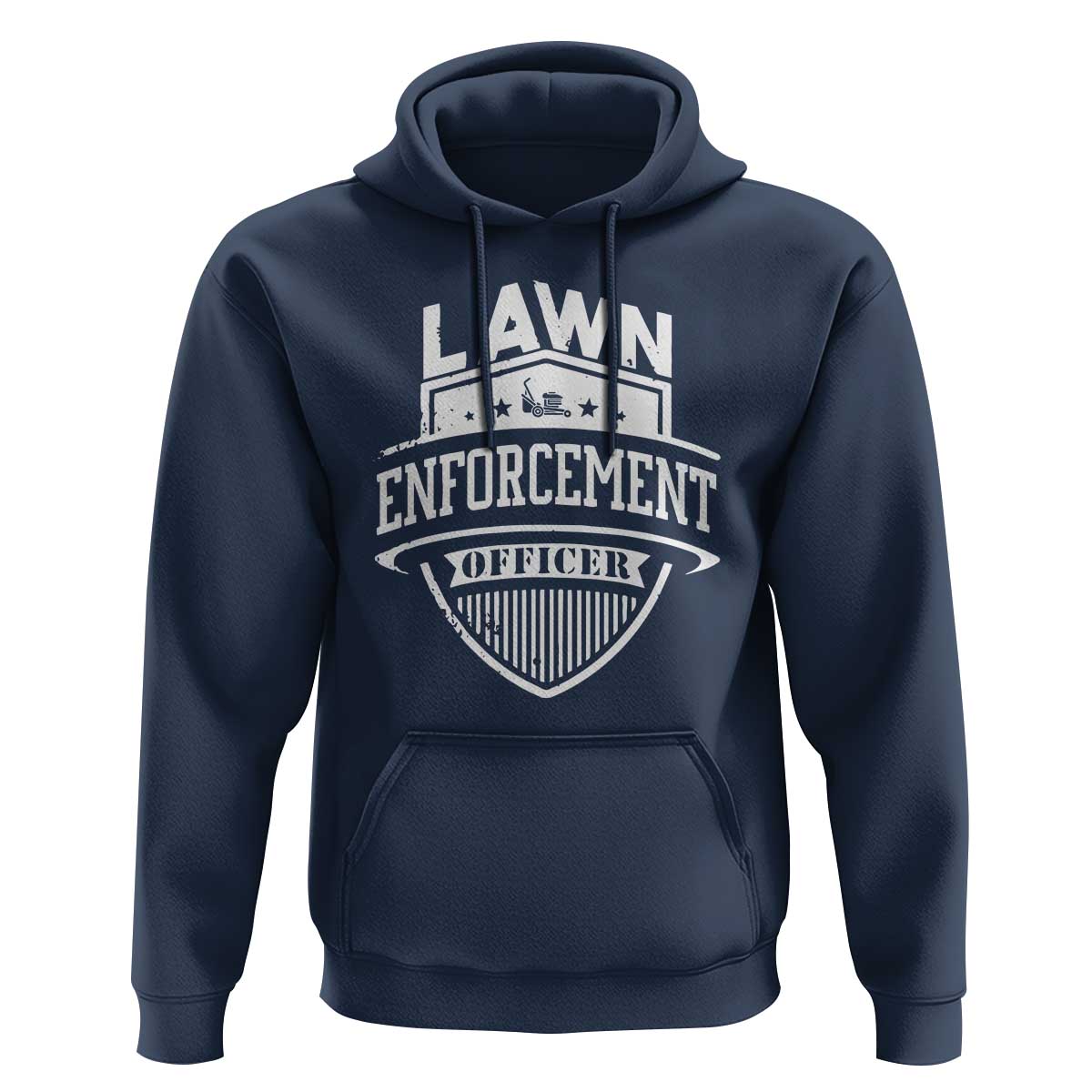 Funny The Lawn Enforcement Officer Hoodie Gardening Lawn Mower Father's Day - Wonder Print Shop