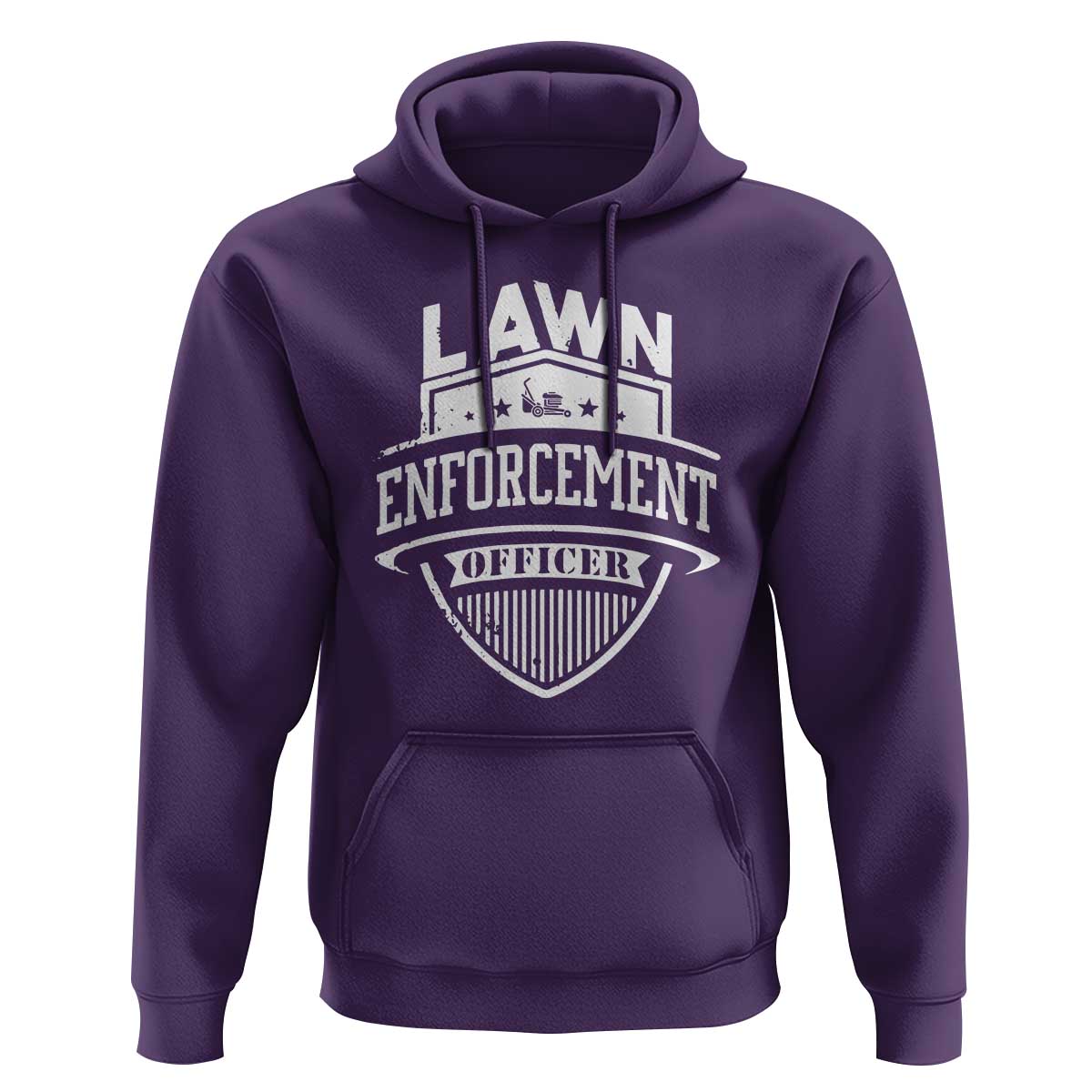 Funny The Lawn Enforcement Officer Hoodie Gardening Lawn Mower Father's Day - Wonder Print Shop