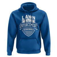 Funny The Lawn Enforcement Officer Hoodie Gardening Lawn Mower Father's Day - Wonder Print Shop