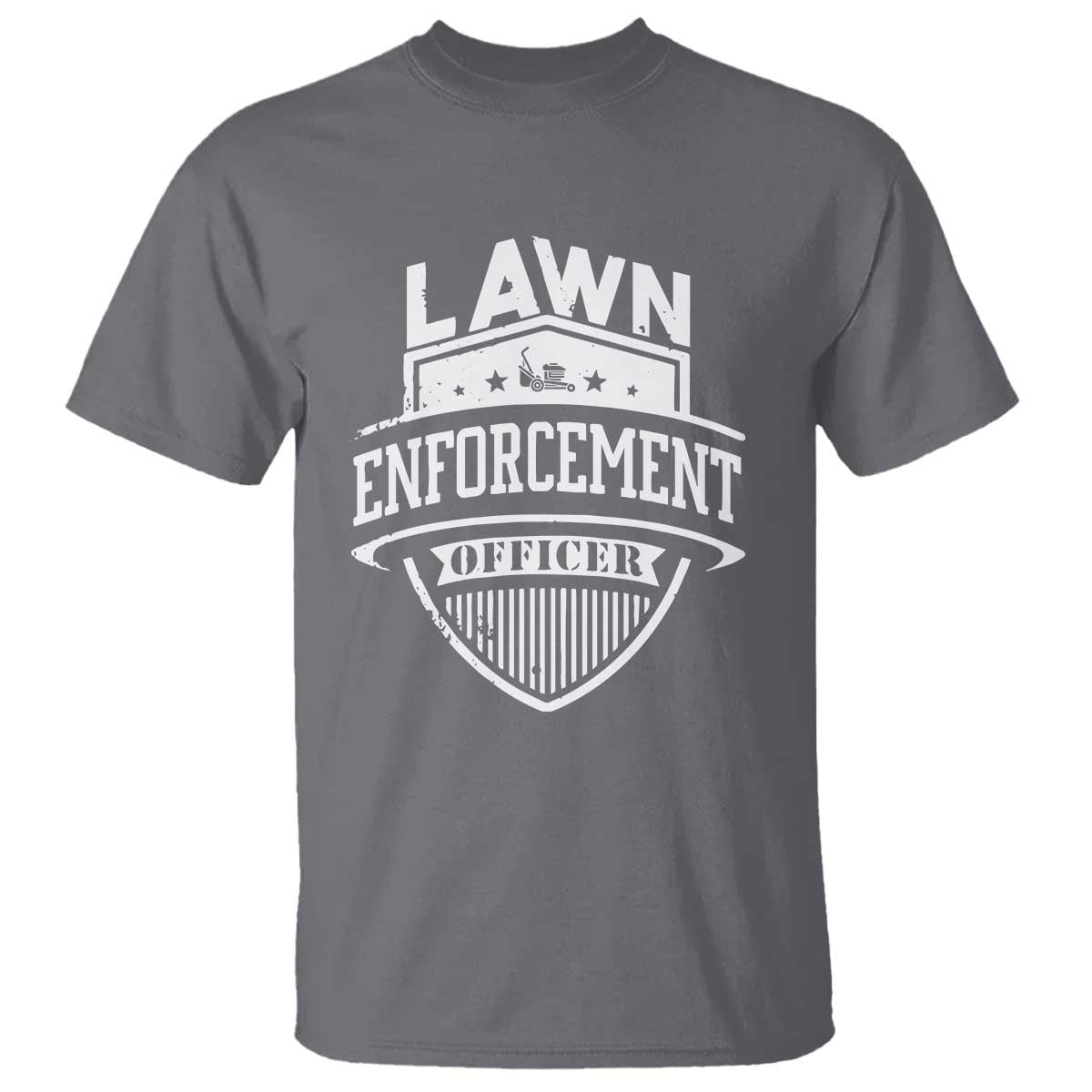 Funny The Lawn Enforcement Officer T Shirt Gardening Lawn Mower Father's Day - Wonder Print Shop