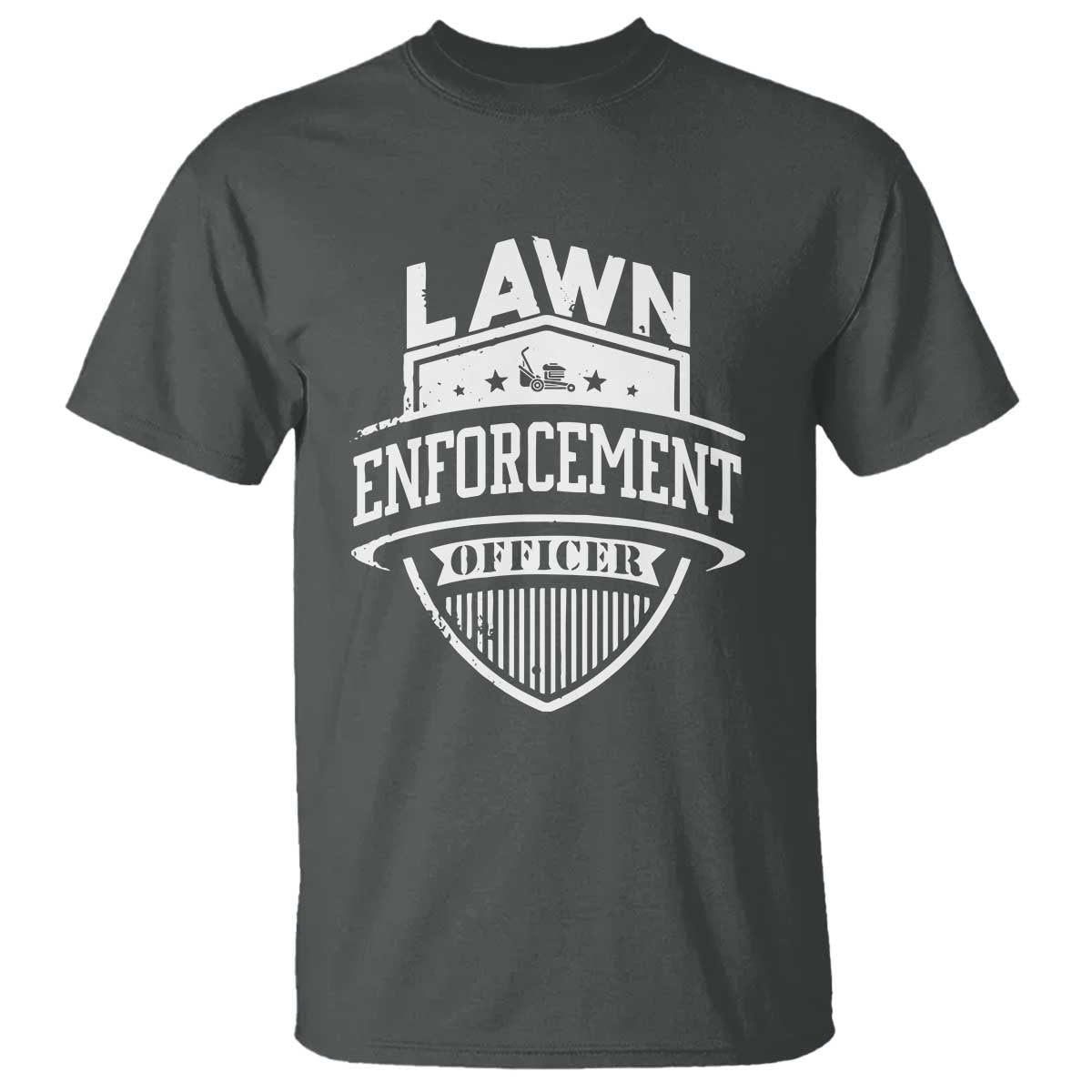 Funny The Lawn Enforcement Officer T Shirt Gardening Lawn Mower Father's Day - Wonder Print Shop