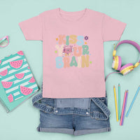 Funny Special Education Teacher T Shirt For Kid Kiss Your Brain Retro Groove Flower Star - Wonder Print Shop