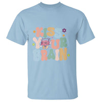 Funny Special Education Teacher T Shirt Kiss Your Brain Retro Groove Flower Star - Wonder Print Shop