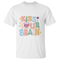 Funny Special Education Teacher T Shirt Kiss Your Brain Retro Groove Flower Star - Wonder Print Shop