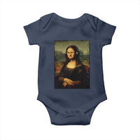 Funny Mona Lisa Bass Face Music Lovers DJs Baby Onesie