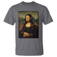 Funny Mona Lisa Bass Face Music Lovers DJs T Shirt
