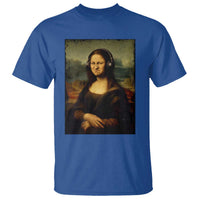 Funny Mona Lisa Bass Face Music Lovers DJs T Shirt