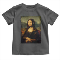 Funny Mona Lisa Bass Face Music Lovers DJs Toddler T Shirt