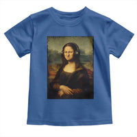 Funny Mona Lisa Bass Face Music Lovers DJs Toddler T Shirt