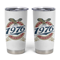 50th Birthday Beer Lover Vintage 1976 Limited Edition Tumbler Cup Bald Eagle