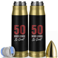 50 Never Looked So Good Funny 50th Birthday Bullet Tumbler