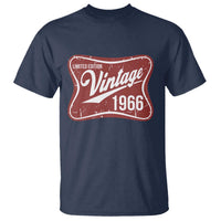 60th Birthday Beer Lover Vintage 1966 Limited Edition T Shirt Red Metal Beer Soft Sign Graphic