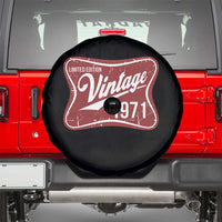 55th Birthday Beer Lover Vintage 1971 Limited Edition Spare Tire Cover Red Metal Beer Soft Sign Graphic