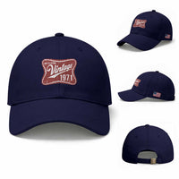55th Birthday Beer Lover Vintage 1971 Limited Edition Baseball Cap Red Metal Beer Soft Sign Graphic
