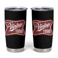 30th Birthday Beer Lover Vintage 1996 Limited Edition Tumbler Cup Red Metal Beer Soft Sign Graphic