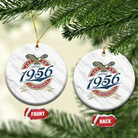 70th Birthday Beer Lover Vintage 1956 Limited Edition Ceramic Ornament Bald Eagle