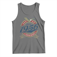70th Birthday Beer Lover Vintage 1956 Limited Edition Tank Top Bald Eagle