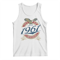 65th Birthday Beer Lover Vintage 1961 Limited Edition Tank Top Bald Eagle