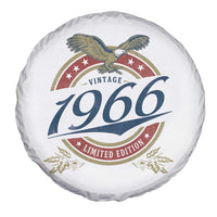 60th Birthday Beer Lover Vintage 1966 Limited Edition Spare Tire Cover Bald Eagle
