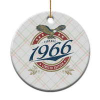 60th Birthday Beer Lover Vintage 1966 Limited Edition Ceramic Ornament Bald Eagle