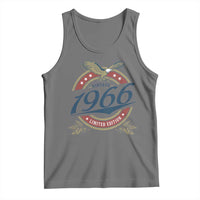 60th Birthday Beer Lover Vintage 1966 Limited Edition Tank Top Bald Eagle