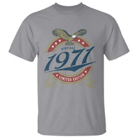 55th Birthday Beer Lover Vintage 1971 Limited Edition T Shirt Bald Eagle