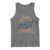 55th Birthday Beer Lover Vintage 1971 Limited Edition Tank Top Bald Eagle