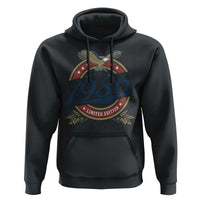 40th Birthday Beer Lover Vintage 1986 Limited Edition Hoodie Bald Eagle
