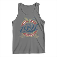 35th Birthday Beer Lover Vintage 1991 Limited Edition Tank Top Bald Eagle