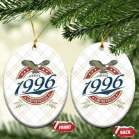 30th Birthday Beer Lover Vintage 1996 Limited Edition Ceramic Ornament Bald Eagle