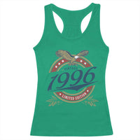 30th Birthday Beer Lover Vintage 1996 Limited Edition Racerback Tank Top Bald Eagle