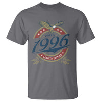 30th Birthday Beer Lover Vintage 1996 Limited Edition T Shirt Bald Eagle