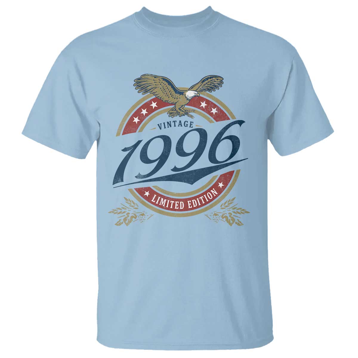 30th Birthday Beer Lover Vintage 1996 Limited Edition T Shirt Bald Eagle