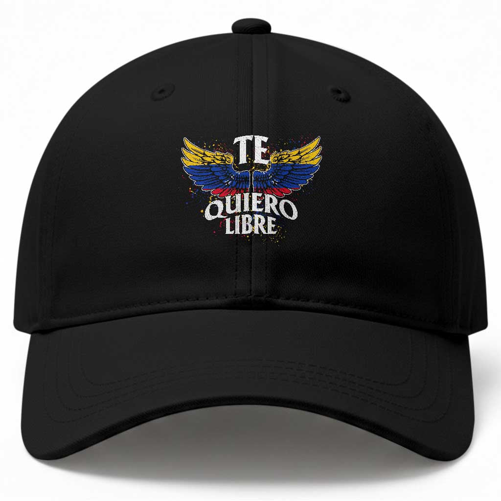 Venezuelan Pride Baseball Cap Te Quiero Libre Venezuela Flag Wings