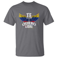 Venezuelan Pride T Shirt Te Quiero Libre Venezuela Flag Wings - Wonder Print Shop
