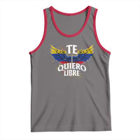 Venezuelan Pride Tank Top Te Quiero Libre Venezuela Flag Wings - Wonder Print Shop