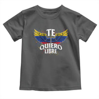 Venezuelan Pride Toddler T Shirt Te Quiero Libre Venezuela Flag Wings - Wonder Print Shop