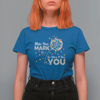 International Dot Day T Shirt For Women Make Your Mark See Where It Takes Dandelion Dot - Wonder Print Shop