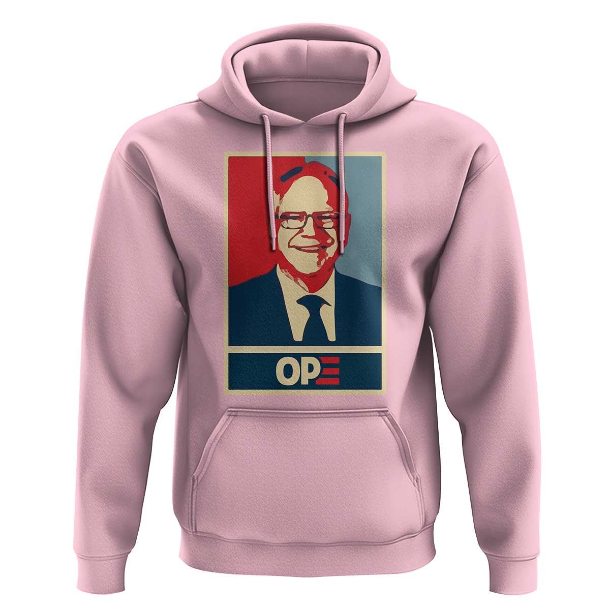 Harris Walz 2024 Hoodie Ope Tim Presidential Election Portrait - Wonder Print Shop