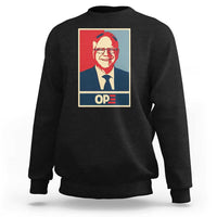 Harris Walz 2024 Sweatshirt Ope Tim Presidential Election Portrait - Wonder Print Shop