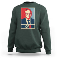 Harris Walz 2024 Sweatshirt Ope Tim Presidential Election Portrait - Wonder Print Shop