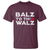 Funny Harris Walz Supporter T Shirt Balz To The Walz American Flag - Wonder Print Shop