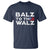 Funny Harris Walz Supporter T Shirt Balz To The Walz American Flag - Wonder Print Shop