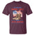 Harris Walz T Shirt Let's Win This And The Joyful Warriors American Flag - Wonder Print Shop