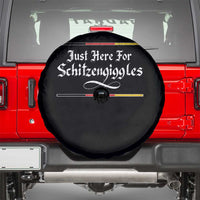 Just Here For Schitzengiggles Funny Oktoberfest Spare Tire Cover German Beer Festival Humor