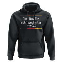 Just Here For Schitzengiggles Funny Oktoberfest Hoodie German Beer Festival Humor