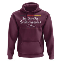 Just Here For Schitzengiggles Funny Oktoberfest Hoodie German Beer Festival Humor