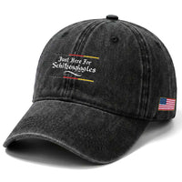 Just Here For Schitzengiggles Funny Oktoberfest Washed Cotton Baseball Cap German Beer Festival Humor